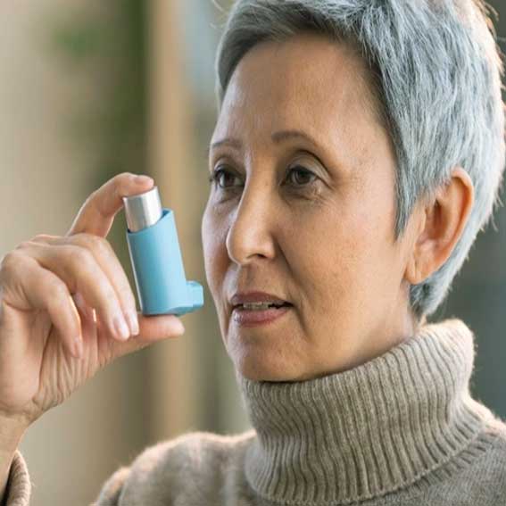 Asthma disease treatment with breathing exercise